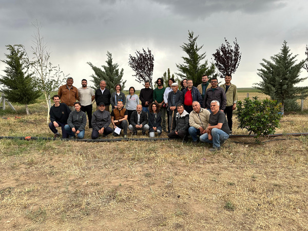 Visit of an agroforestry garden in Konya region Türkiye (ph. FiBL France)